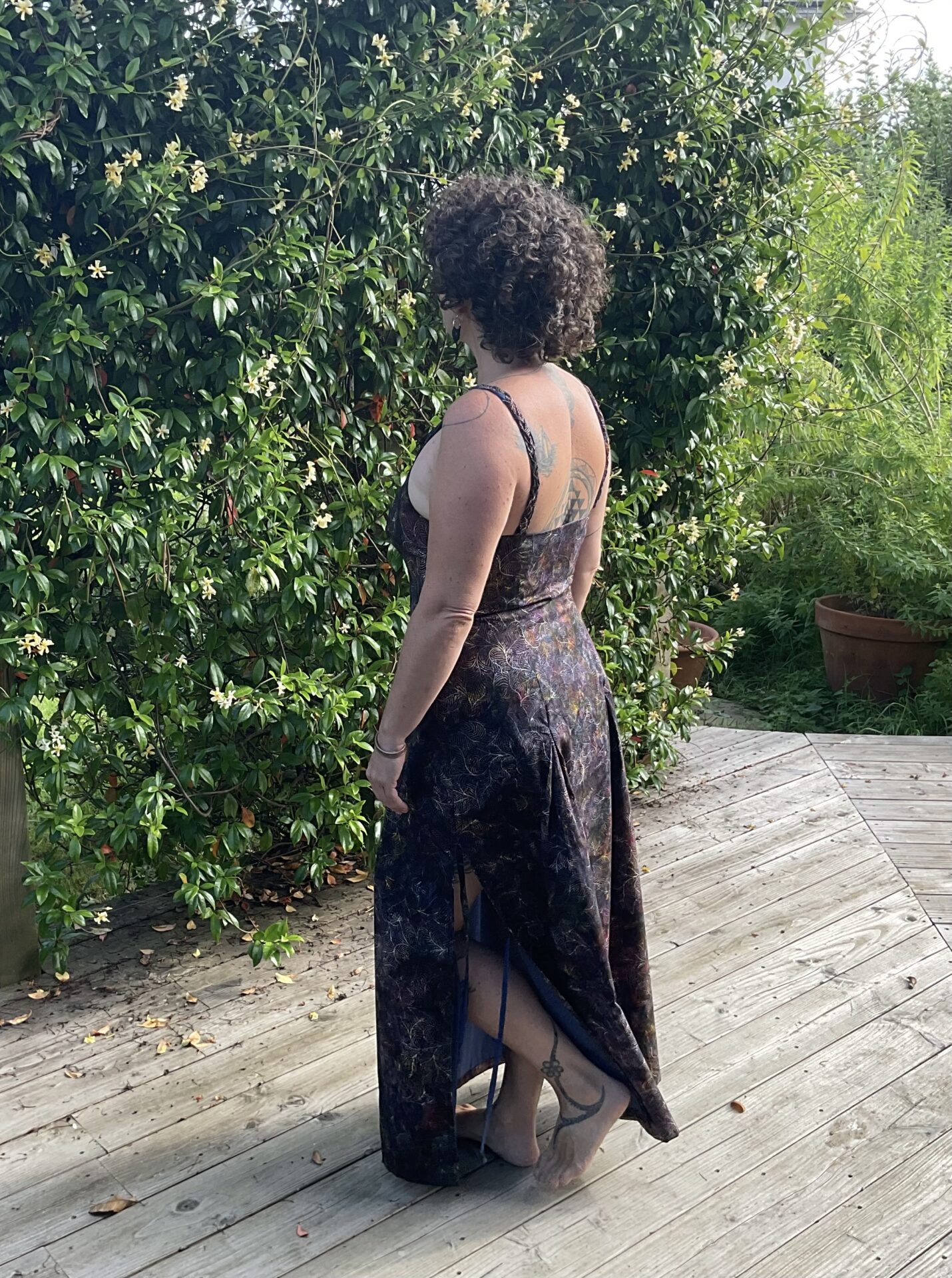 Robe bustier batik indienne