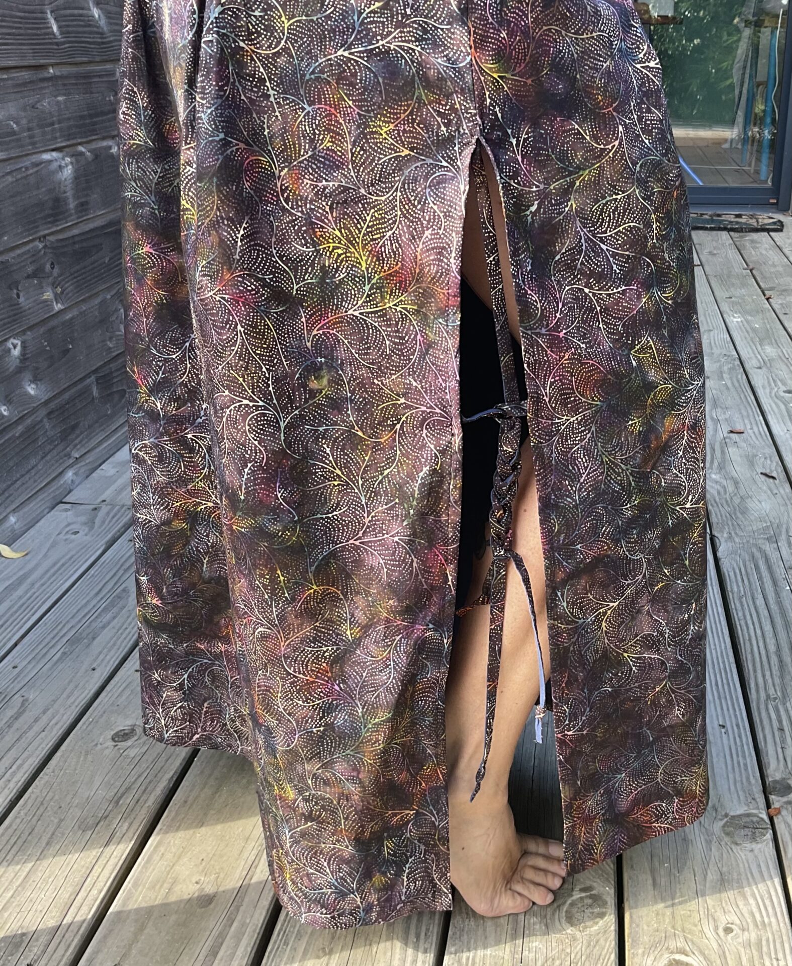 Robe bustier batik indienne