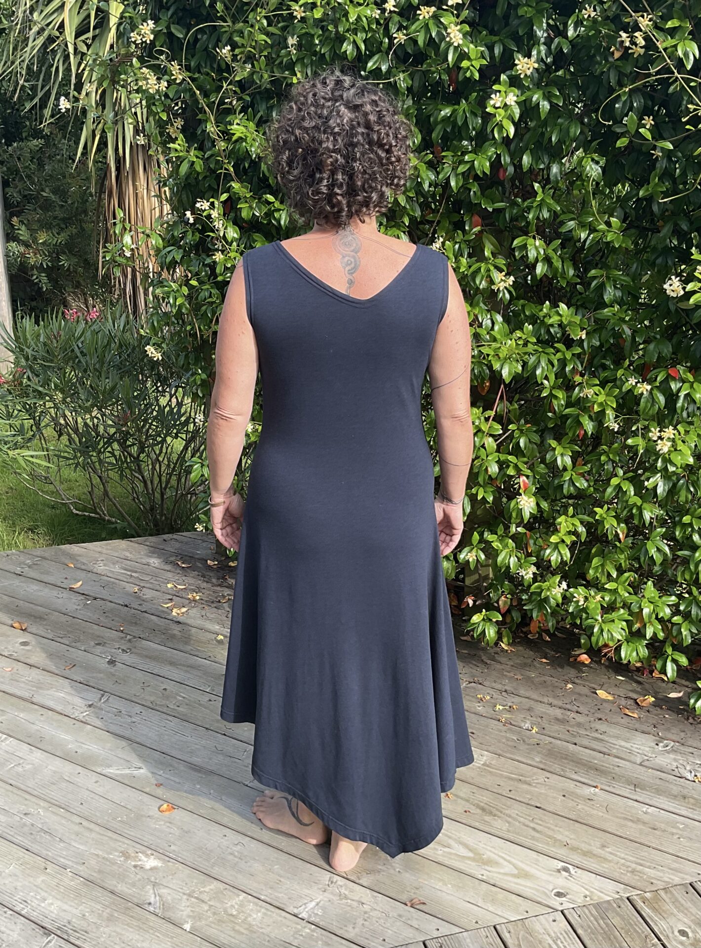 Robe décalée jersey de bambou