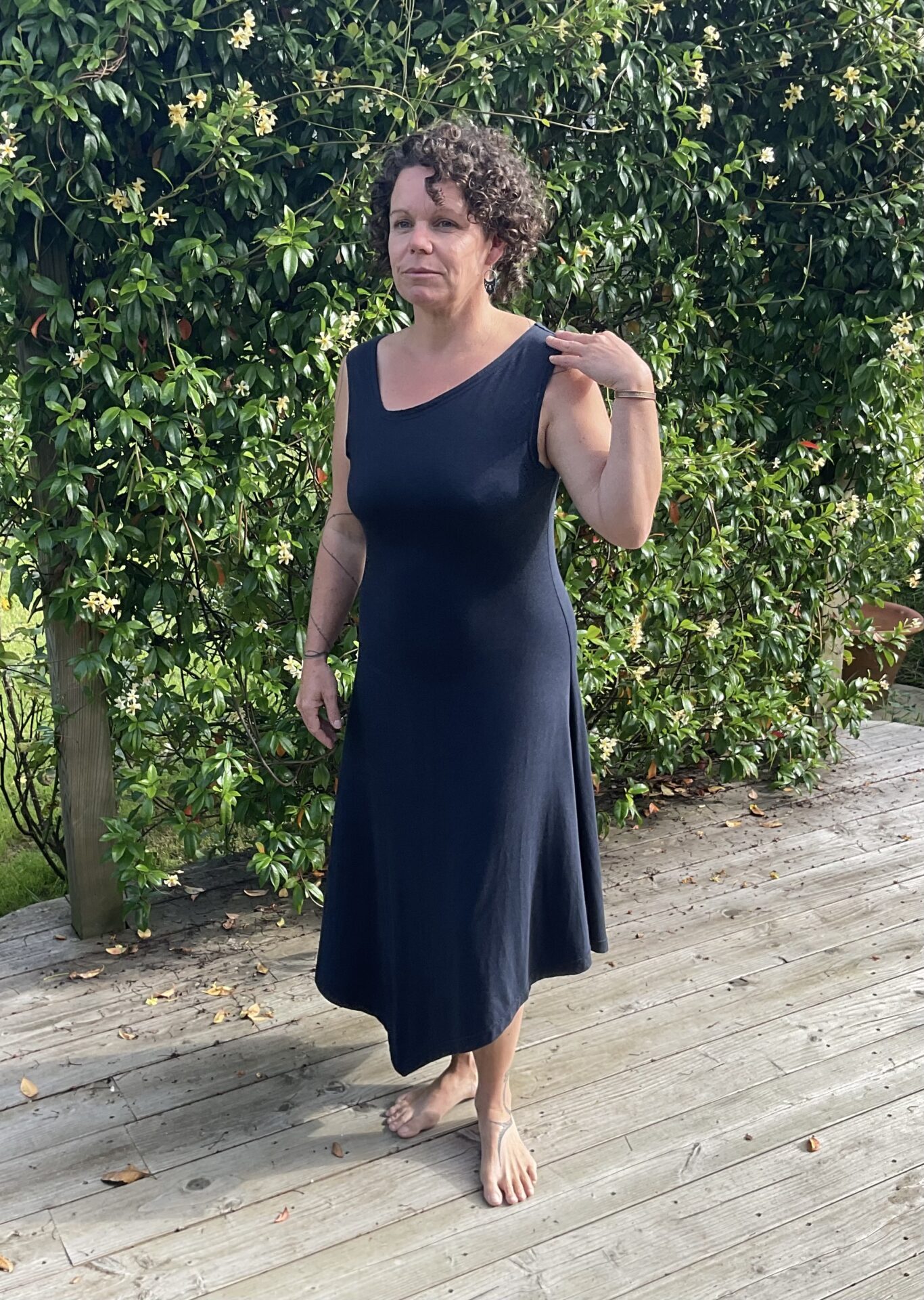 Robe décalée jersey de bambou